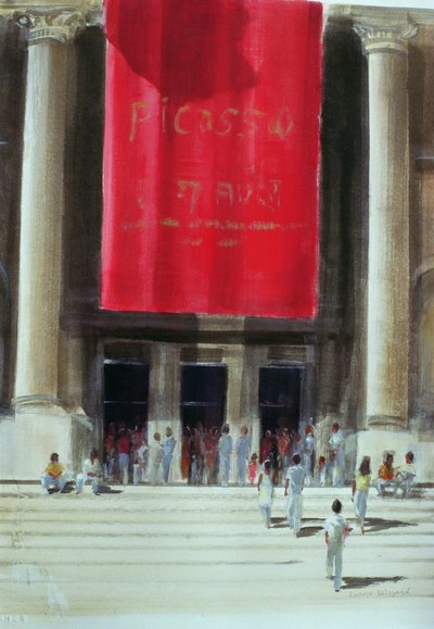 Entrance to the Metropolitan Museum, New York City by Lincoln Seligman
